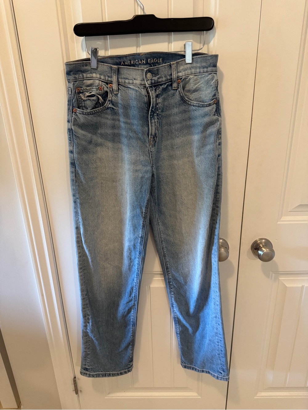American Eagle Outfitters Light Blue Ex-Boyfriend Jeans